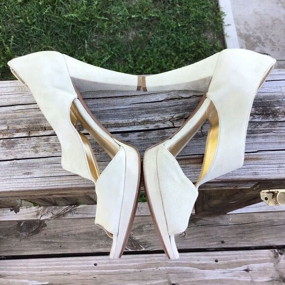 J. Crew Suede Platform Peep Toe Sandal Size 91/2 - Picture 6 of 11